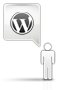 Grey WordPress Icon 60x90 png