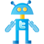 Twitter Bot Icon 64x64 png