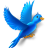 Flying Bird Icon 48x48 png