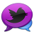 Purple Tweet Icon