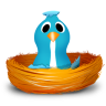 Twitter Bird Icon 96x96 png