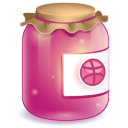 Dribbble Jar Icon