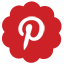 Pinterest Flower Red Icon 64x64 png