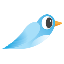 Twitter Bird 06 Icon 128x128 png