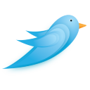 Twitter Bird 07 Icon 128x128 png