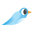 Twitter Bird 06 Icon 32x32 png