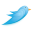 Twitter Bird 07 Icon 32x32 png