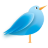 Twitter Bird 10 Icon 48x48 png