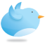Twitter Bird 02 Icon 64x64 png