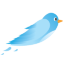 Twitter Bird 05 Icon 64x64 png