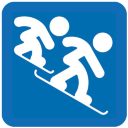 Snowboard Cross Icon 128x128 png