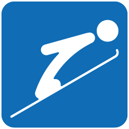 Ski Jumping Icon 256x256 png