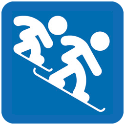 Snowboard Cross Icon 256x256 png