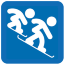 Snowboard Cross Icon 64x64 png