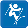 Freestyle Skiing Slopestyle Icon 96x96 png