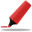 Highlight Marker Red Icon 32x32 png