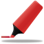 Highlight Marker Red Icon 64x64 png