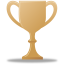 Trophy Bronze Icon 64x64 png
