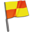 Referee Flag Icon 64x64 png
