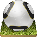 Soccer Ball Grass Icon 128x128 png