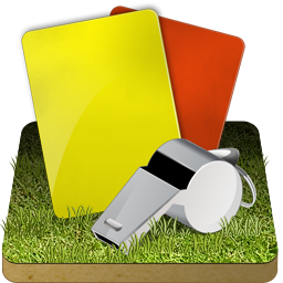 Soccer Referee Grass Icon 256x256 png