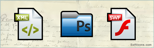 Adobe CS4 Files Folders Icons