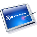 Tablet Blue Icon 128x128 png