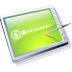 Tablet Lime Icon 72x72 png