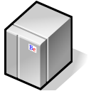 BeOS BeBox Grey Icon 128x128 png