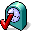 BeOS Clock Settings Icon 128x128 png