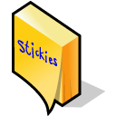 BeOS Stickies Icon 128x128 png