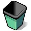 BeOS Trash Empty Icon 128x128 png