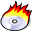 BeOS Burn 2 Icon 32x32 png
