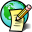 BeOS Globe HTML Editor Icon 32x32 png