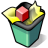 BeOS Trash Full Icon 48x48 png