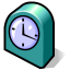 BeOS Clock 2 Icon 64x64 png
