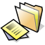 BeOS Documents Folder 2 Icon 64x64 png
