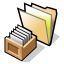 BeOS Folder Queries Icon 64x64 png
