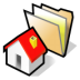BeOS Home Folder Icon 72x72 png