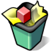 BeOS Trash Full Icon 72x72 png