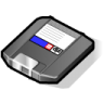 BeOS Zip100 Disk Icon 96x96 png