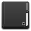 Places Folder Black Icon
