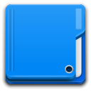 Places Folder Blue Icon 128x128 png