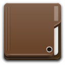 Places Folder Brown Icon 128x128 png