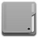 Places Folder Grey Icon
