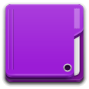 Places Folder Violet Icon 128x128 png