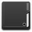 Places Folder Black Icon 64x64 png