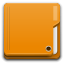 Places Folder Orange Icon 64x64 png