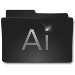 Folder Adobe AI Icon 256x256 png
