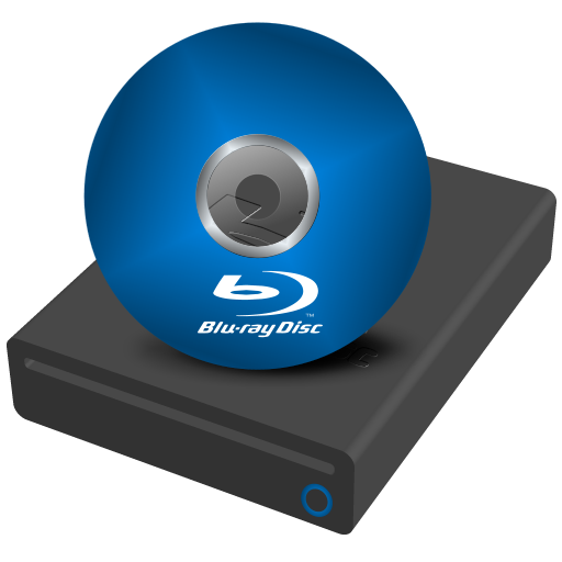 Blu-ray Drive No Shadow Icon 512x512 png